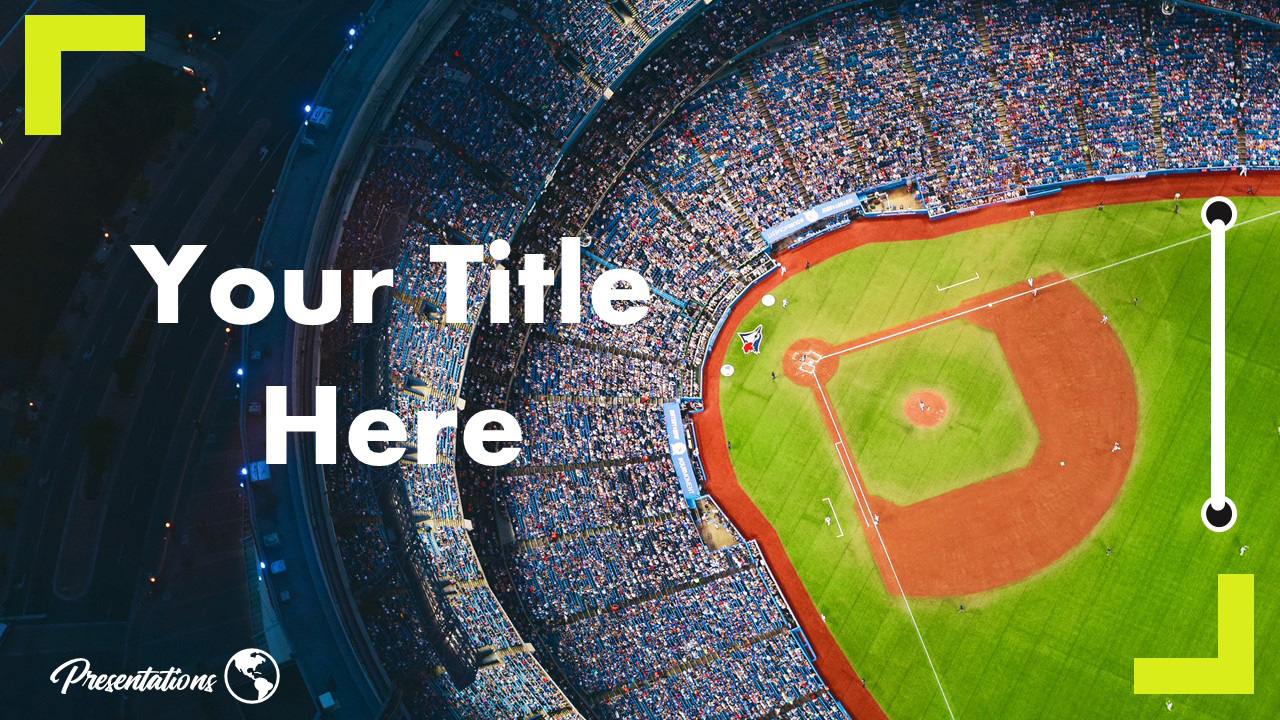Baseball Stadium Powerpoint Template And Google Slides Themes Myfreeslides